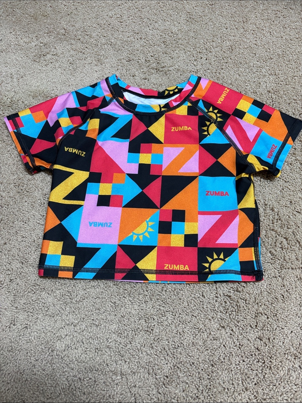 Zumba Fitness Colorblock - Blue, Pink, Yellow, Black